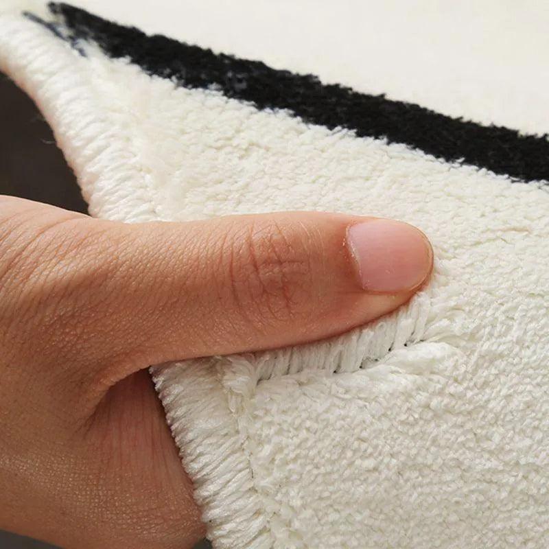 LUXICLOUD – Plüsch-Wohnzimmerteppich mit Wolkenmuster, pflegeleicht und waschbar 4