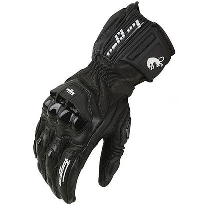 MOTOLEATHER HANDSCHOENEN – Motorradhandschoenen van leer met beschermkussentjes & ademende perforatie