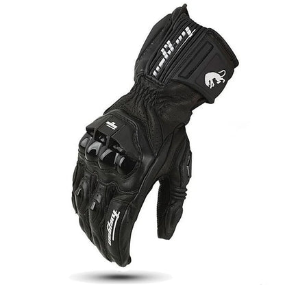 MOTOLEATHER HANDSCHOENEN – Motorradhandschoenen van leer met beschermkussentjes & ademende perforatie