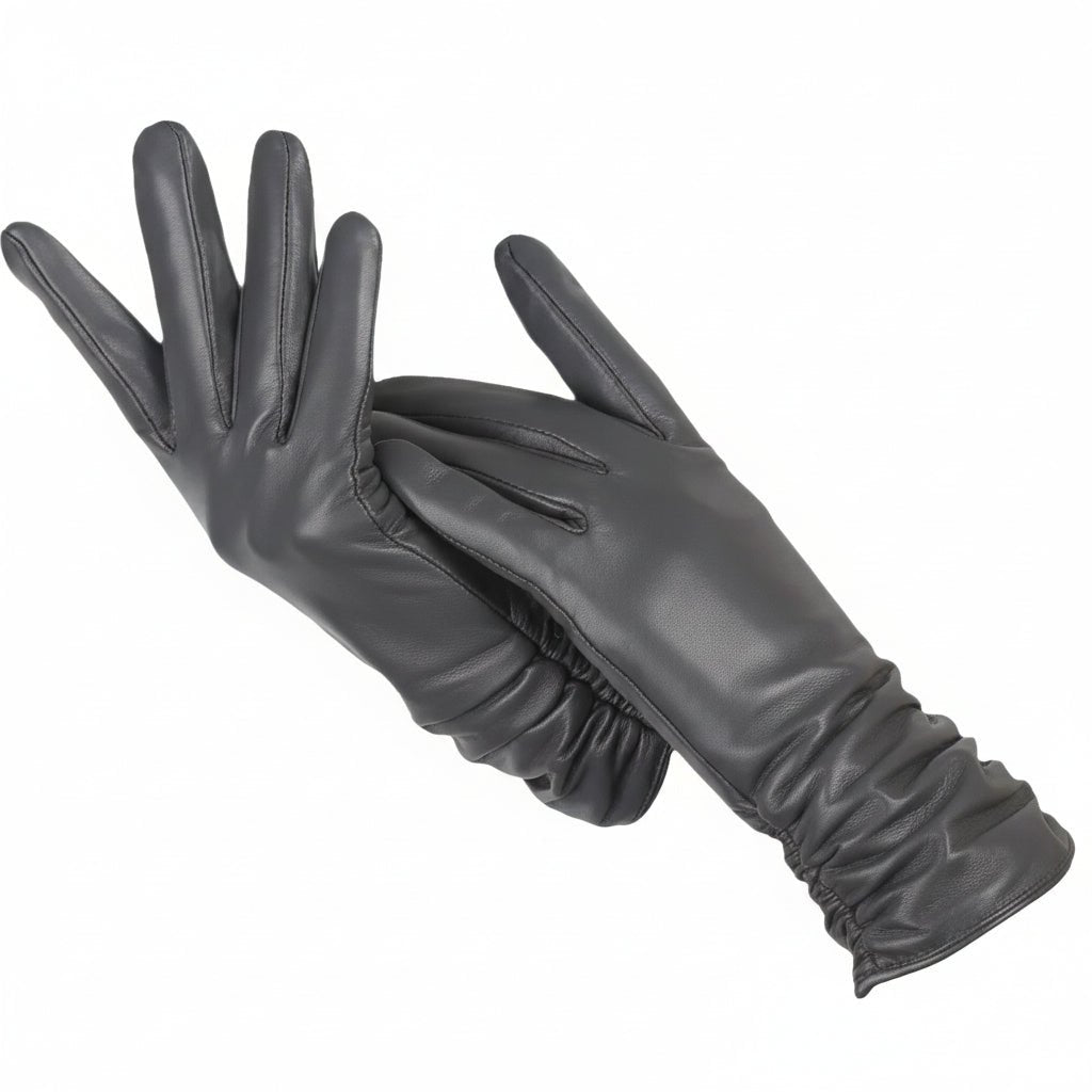 Lederhandschuhe Damen Gefüttert - Klassische Winterhandschuhe Aus Echtleder 4