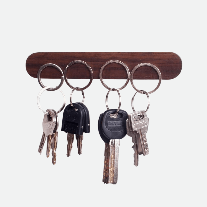 RUSTEVA – Portachiavi magnetico in legno da parete per un fascino rustico e funzionalità