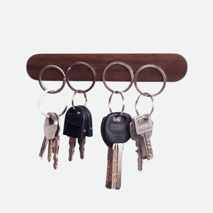 RUSTEVA – Portachiavi magnetico in legno da parete per un fascino rustico e funzionalità