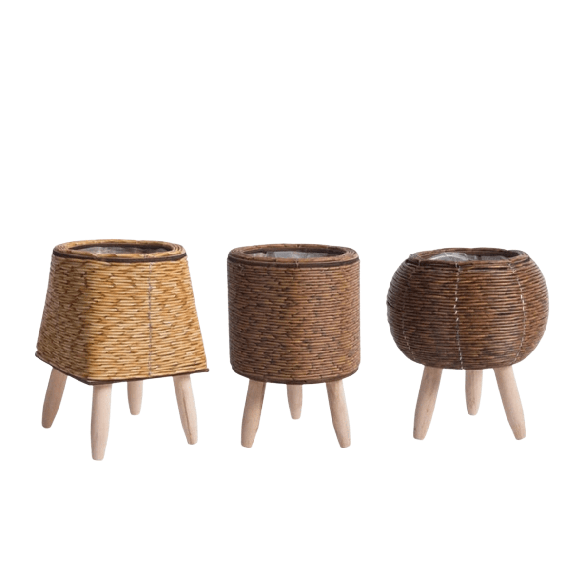 Liora Puck - Naturfarbener Pflanztopf Aus Kunststoff Für Innen & Außen 2