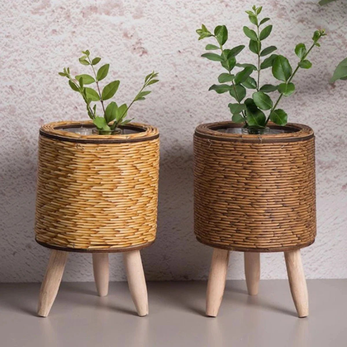 Liora Puck - Naturfarbener Pflanztopf Aus Kunststoff Für Innen & Außen 5