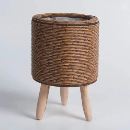 Liora Puck - Naturfarbener Pflanztopf Aus Kunststoff Für Innen & Außen 8