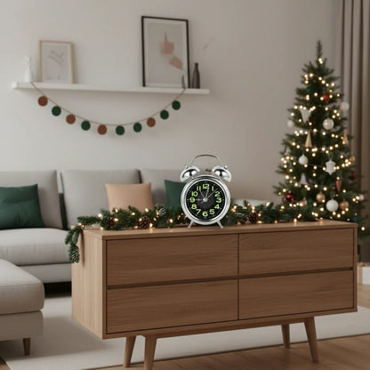 LOUDLUX – Extra lauter Retro Doppelglocken-Wecker für Tiefschläfer