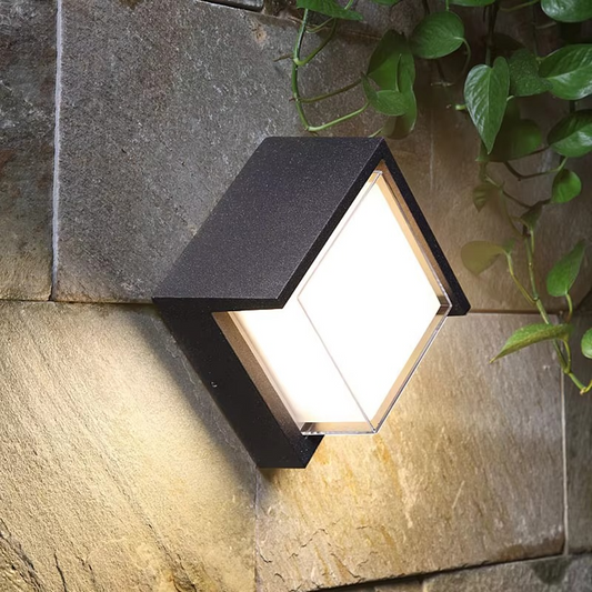 Outdoor Motion Wall Light - Modern LED outdoor wall light with motion sensor