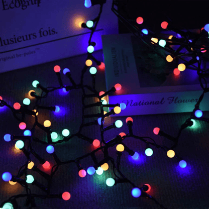 GLOWSTRING – LED Outdoor String Lights with 8 Modes & Waterproof IP68 Design