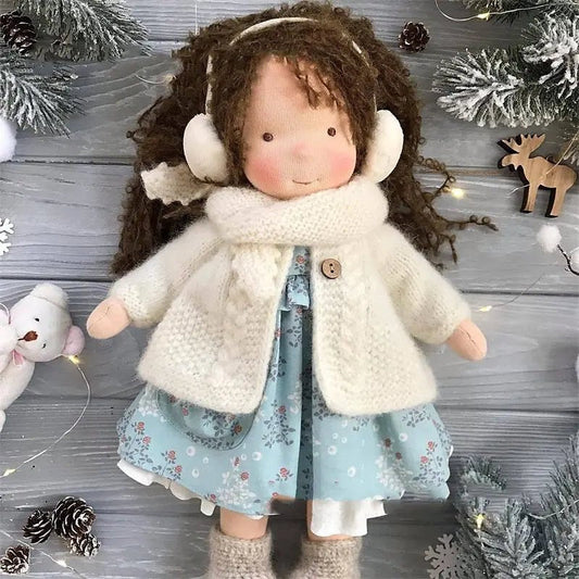 AMORELLA – Handmade Waldorf Doll with Accessories