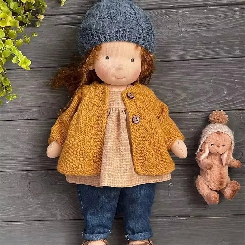 AMORELLA – Handmade Waldorf Doll with Accessories