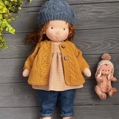 AMORELLA – Handmade Waldorf Doll with Accessories