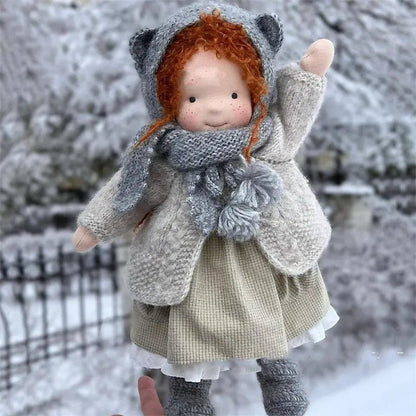 AMORELLA – Handmade Waldorf Doll with Accessories