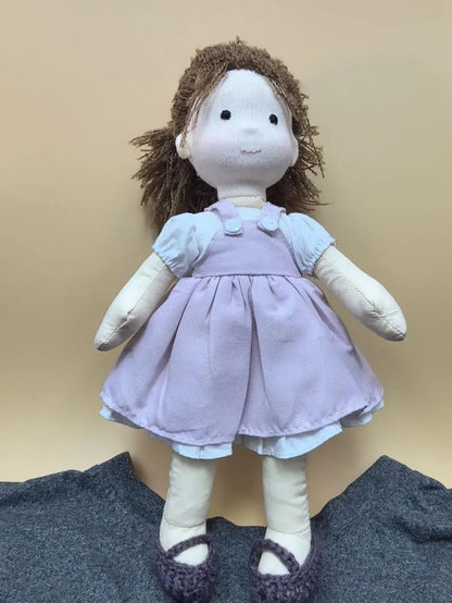AMORELLA – Handmade Waldorf Doll with Accessories