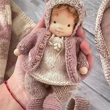 AMORELLA – Handmade Waldorf Doll with Accessories