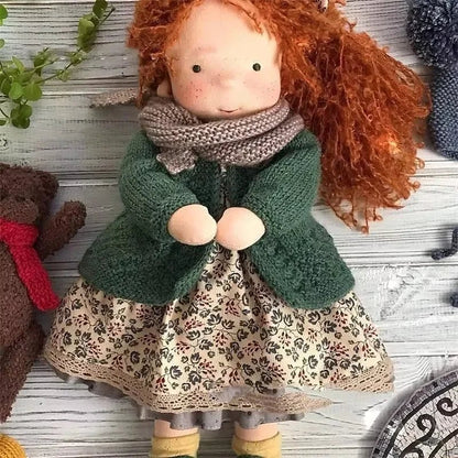 AMORELLA – Handmade Waldorf Doll with Accessories