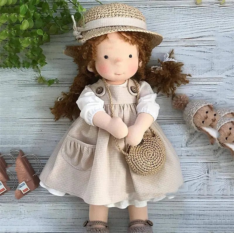 AMORELLA – Handmade Waldorf Doll with Accessories