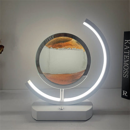 SANDFLOW – 3D LED Sand Art Table Lamp with USB Charging for Relaxing Ambiance