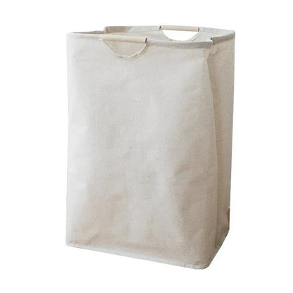 LuxeFold Hamper – Eleganter Wäschekorb aus Baumwolle und Leinen 6
