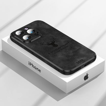LEREN – Luxe iPhone-hoes met schokbescherming