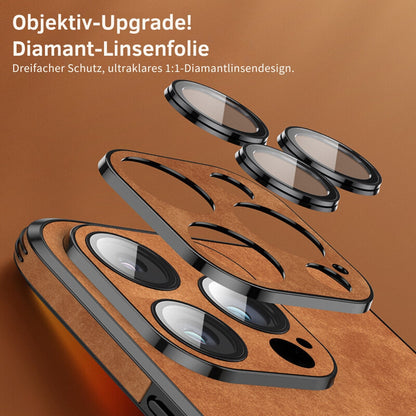 LEREN – Luxe iPhone-hoes met schokbescherming