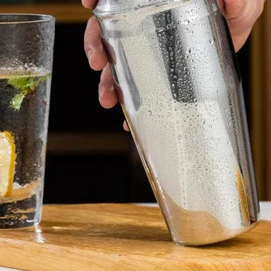LUXMIX BARSET - Set da cocktail in acciaio inox da 10 pezzi per bevande di classe