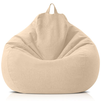 LinenLounge – Luxurious Linen Bean Bag Set with Filling