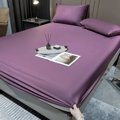 Luxus Spannbettlaken 180x200 aus Maulbeerseide mit tiefem Taschendesign 10