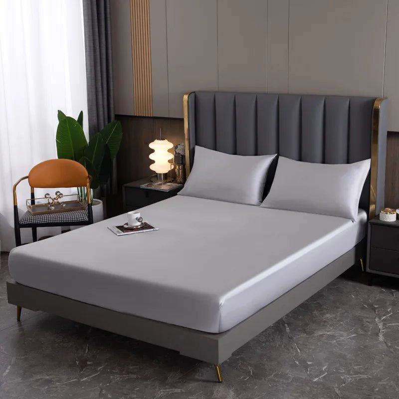 Luxus Spannbettlaken 180x200 aus Maulbeerseide mit tiefem Taschendesign 7