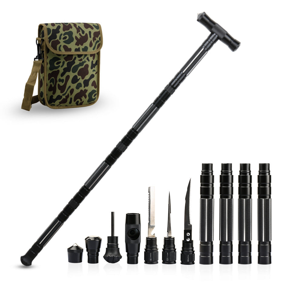 TrailMate – Multifunctionele trekkingstok van aluminium voor outdoor-avonturen