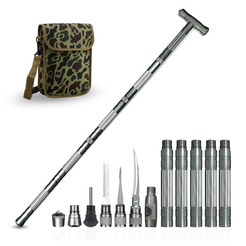 TrailMate – Multifunctionele trekkingstok van aluminium voor outdoor-avonturen