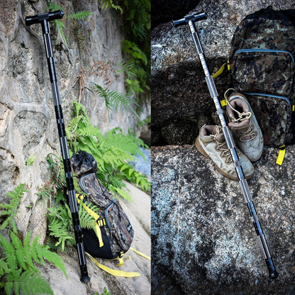 TrailMate – Multifunctionele trekkingstok van aluminium voor outdoor-avonturen