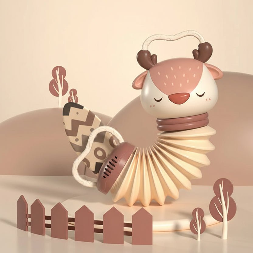 MELOTOY – Interaktive Baby-Akkordeonrassel für taktiles und auditives Spielen 9