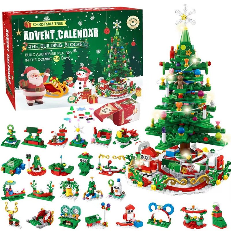 MERRYCRAFT – Bauen Sie Ihren eigenen Weihnachtsbaum-Countdown-Bausatz für Kinder und Erwachsene 1