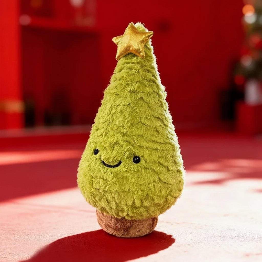 MERRYTREE – Weiches Plüschtier in Form eines Weihnachtsbaums zur saisonalen Dekoration 9
