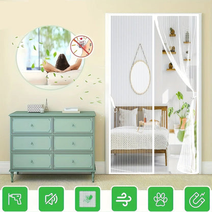 MESHERA – Magnetischer Moskitotürvorhang für Frischluftschutz 2