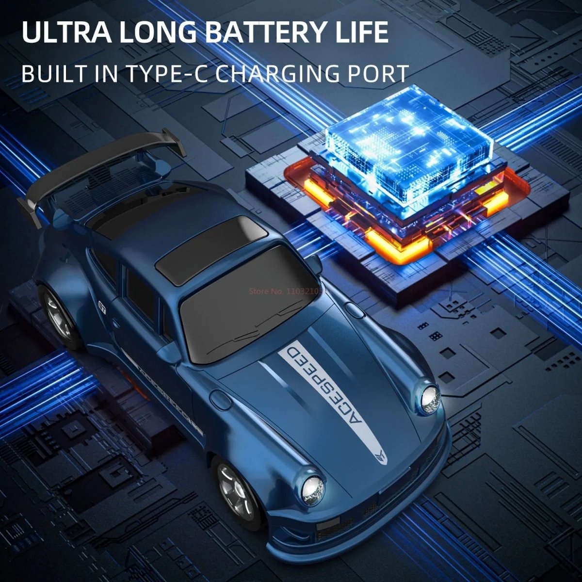 MICRODRIFT – 1:64 Mini-Rennwagen mit 2,4G-Fernsteuerung und Driftreifen 7