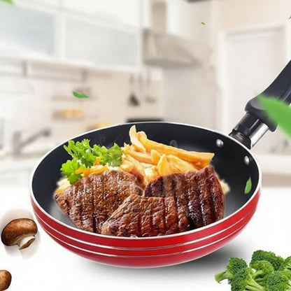 MINIPANSET – Antihaftbeschichtetes Mini-Bratpfannenset aus Edelstahl für gesundes Kochen 1