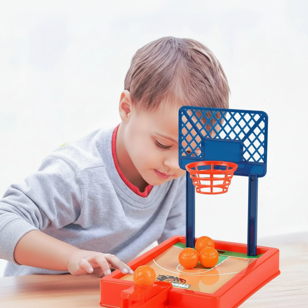 MINISHOT – Tragbares Mini-Basketballspiel-Set für Schreibtisch, Reisen und Familienspaß 4