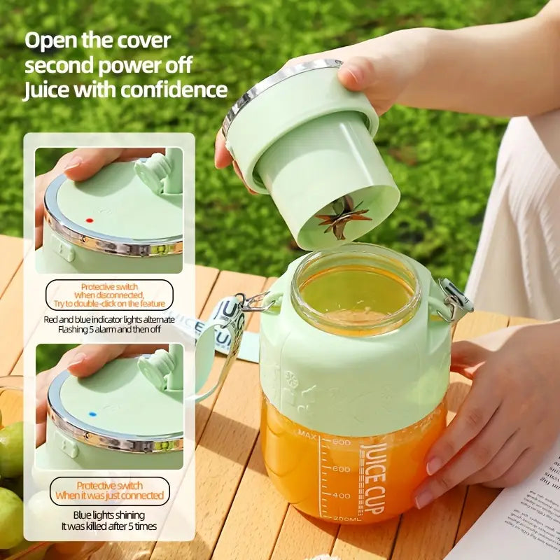 MIXLUX – Kompakter Smoothie-Mixer mit leistungsstarkem 10-Klingen-System 4