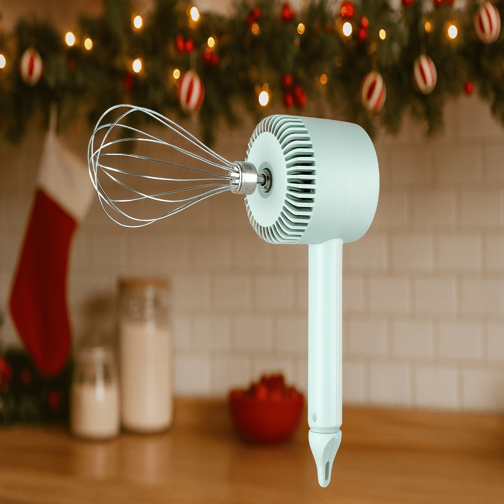 MIX GO – Mini-Funk-Elektro-Handmixer mit 200 W und 3 Geschwindigkeitsstufen 0