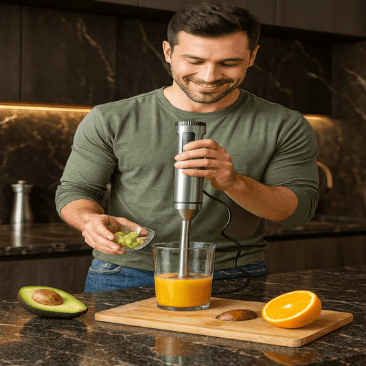 MIX STORM – 1000-W-4-in-1-Stabmixer mit 14 Geschwindigkeitsstufen 0