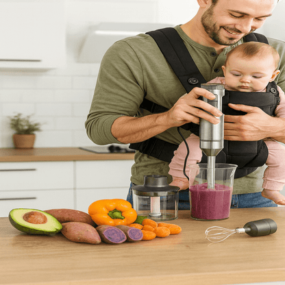 MIX STORM – 1000-W-4-in-1-Stabmixer mit 14 Geschwindigkeitsstufen 1