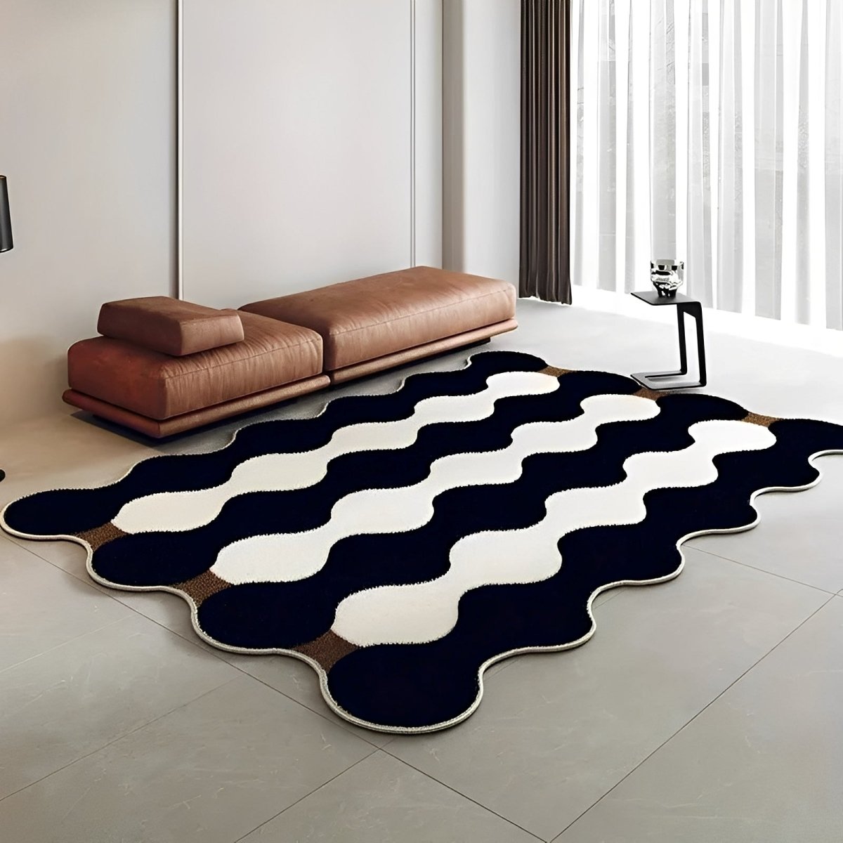 MODAVERA – Waschbarer, weicher Teppich für gemütliche Wohnräume, modernes Design 1