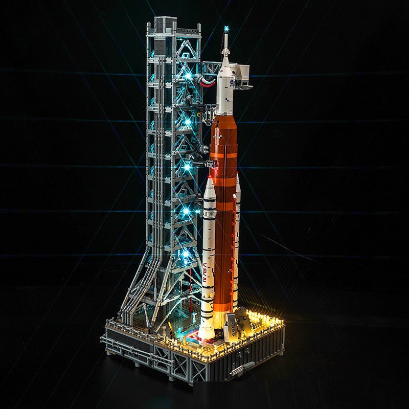 MOONBOUND – Von Artemis inspiriertes Weltraum-Startsystem-Modellbausatz mit Rakete und Turm 1