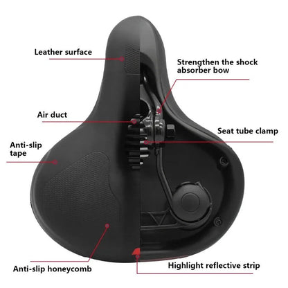MOVARA – Ergonomischer Fahrradsitz mit Belüftungskanälen für coole Fahrten 4