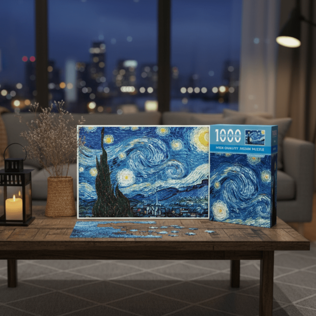 MUSEBLOCK – Kompaktes Puzzle mit Ölgemälden von Van Gogh 3