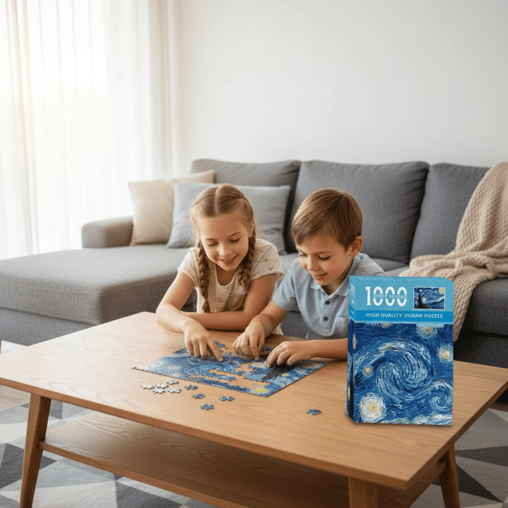 MUSEBLOCK – Kompaktes Puzzle mit Ölgemälden von Van Gogh 5