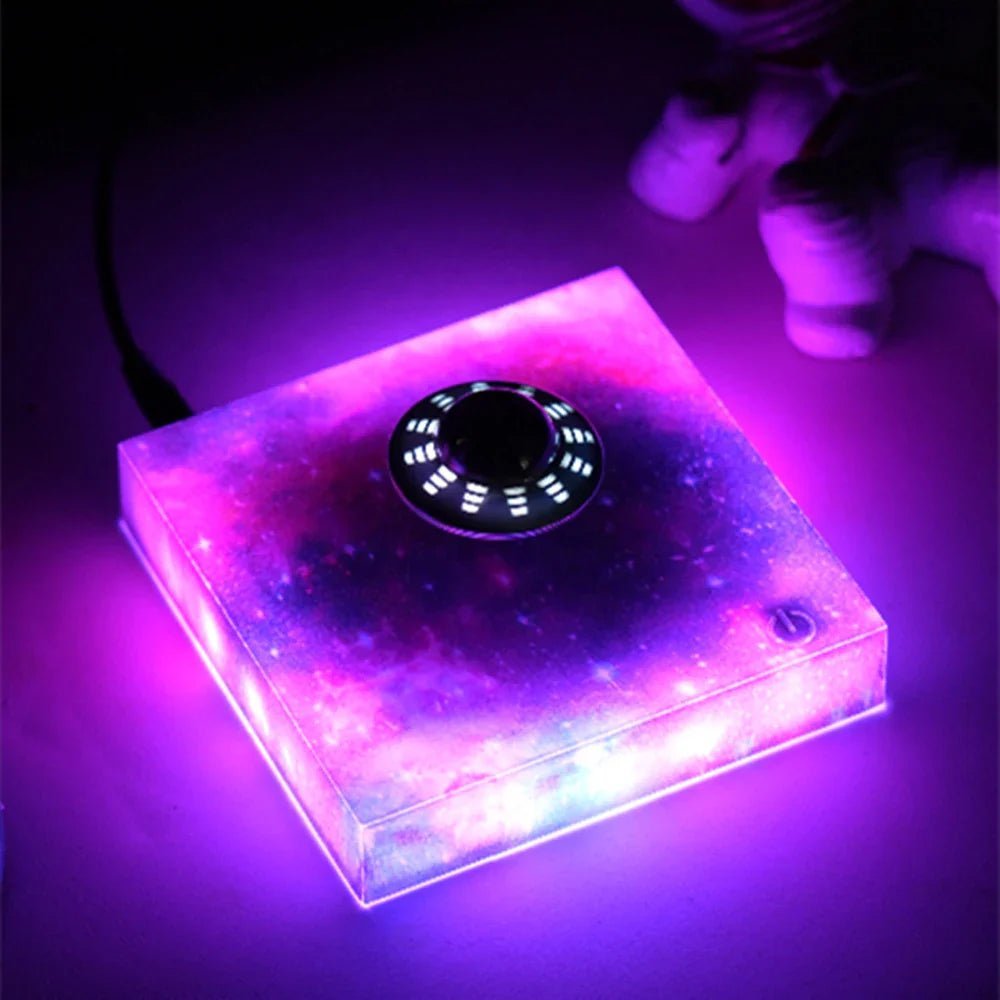ORBITGLOW – Magnetic LED Night Lamp with Floating Spaceship Design
