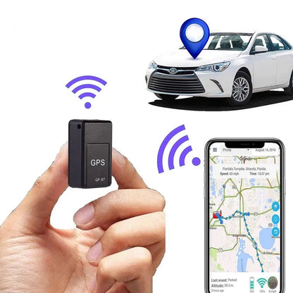 Mini GPS Tracker - Magnetic vehicle monitoring with real-time tracking