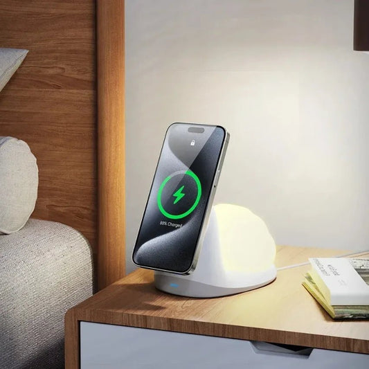 Magnetisches iPhone Ladegerät Mit 15 W Schnellladung Und LED Nachtlicht 4